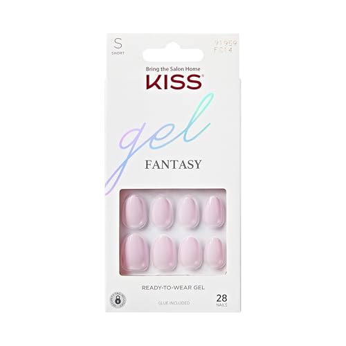 KISS Gel Fantasy, Press On Nails, Nail glue included,...
