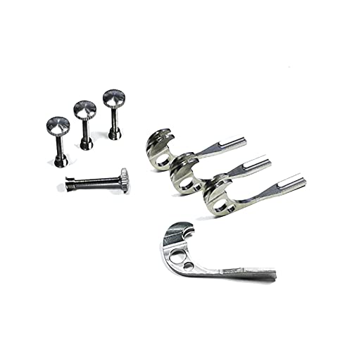STRADPET Built-in titanium fine tuners set, 4 in 1set, for Cello, in bright or gun gray option, lightweight Version (Bright)