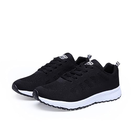 Chaussures de sport pour femme baskets blanches en maille - 2