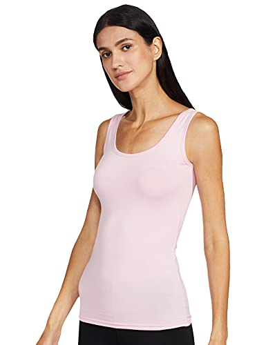Image of Longies Women's Sleeveless Camisole (LWSLTPO2V001 Skin & Pink03 S)