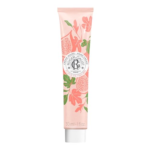 ROGER & GALLET | Hand and Nail Cream | Nourishing Hand Cream & Hand Moisturizer | Hand Lotion Hand Care (Fig Blossom | 1 oz)