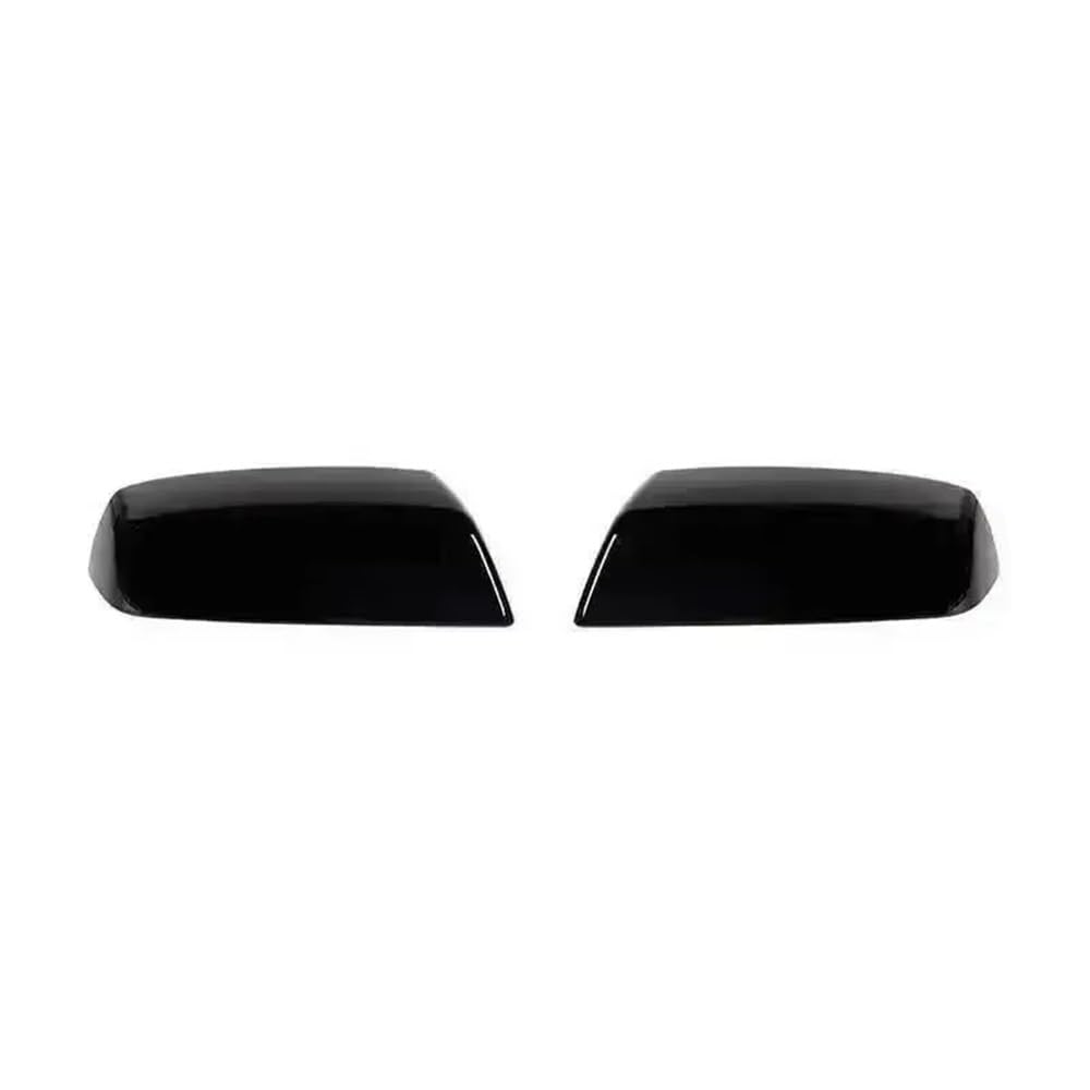 Car Rearview Mirror Decor Shell Cover for Chevy for Silverado for Suburban for Tahoe for Yukon for Sierra 2014-2018 Interior Trim Decal Decoration Accessories(Blalck)