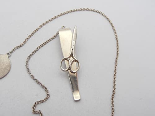 Marque-page ciseaux argent 925 cadeau idéal coiffeur