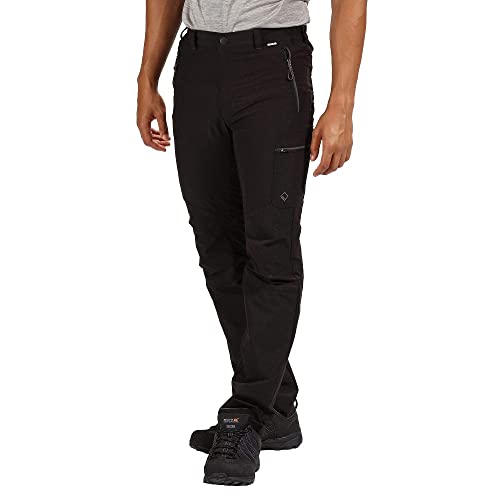 Regatta Herren Highton Trousers, Schwarz, 52 EU