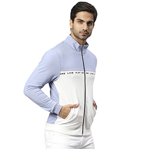 Image of HIGH Star Men's Fleece Colorblock Hooded Sweatshirt