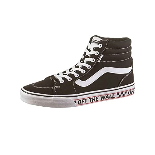 Vans Men's Filmore Hi Sneaker, OTW SIDEWALL Black/White, 10 UK