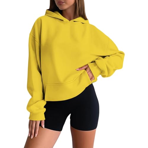 Sweat à capuche femme chaud contre le froid hivernal pull ample coupe confort