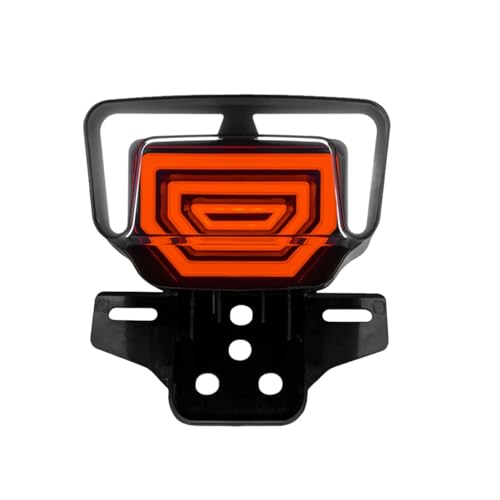 Luces freno estroboscópicas integradas con escaneo dinámico para pilotos de TMX155 y CG125