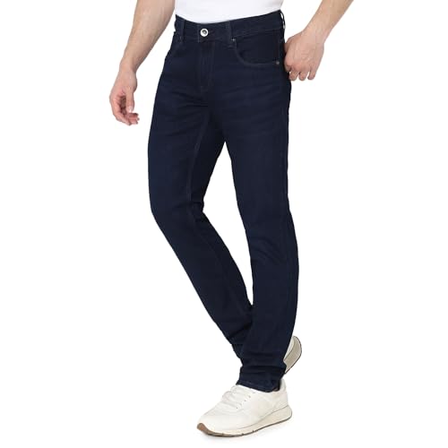 Image of Spykar Men's Slim Fit Low Rise Casual Jeans