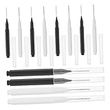 TOVINANNA 60-teilige Augenbrauenpinsel: Wimpern Mit Kappe, Mikro-applikatoren Für Die Augenbrauenlaminierung Und Wimpernverlängerung, Kompakte Make-up-tools Für Den Einsatz in Schwarz