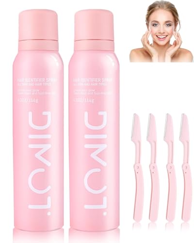 Hair Identifier Spray for Face Shaving Dermaplaning Spray 118ml 2Pack