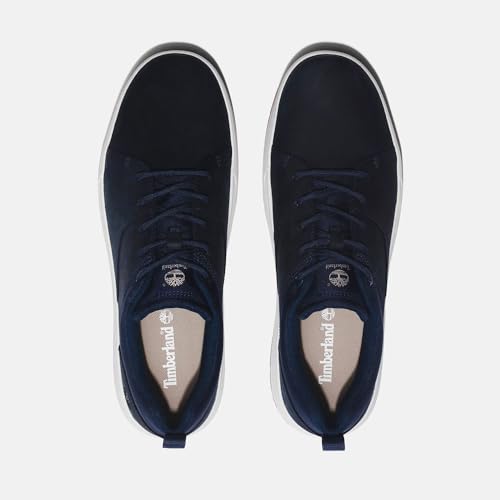 Image of Timberland Maple Grove Leather Ox Sneakers for Men - Leather Upper with Lace Up Closure, Elegant and Round Toe Design