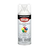Krylon K05562007 COLORmaxx Acrylic Clear Finish for Indoor/Outdoor Use, Satin Crystal Clear , 11 Ounce (Pack of 1)