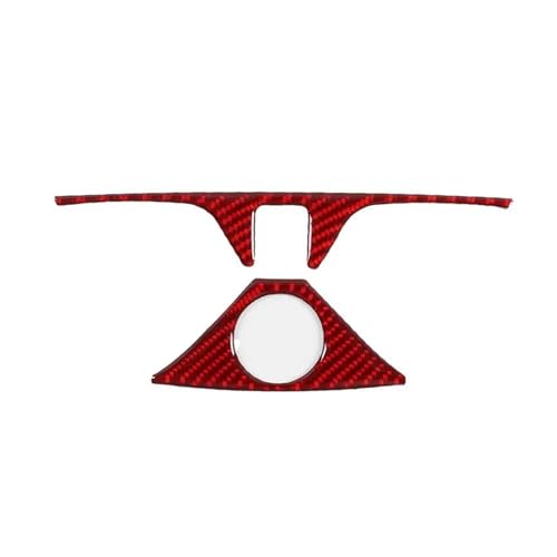 Ԃ̃Z^[R\[g For 2 Series 4-door 2020-2023 Car Central Control Water Cup Holder Decorative Sticker Accessories(Red)