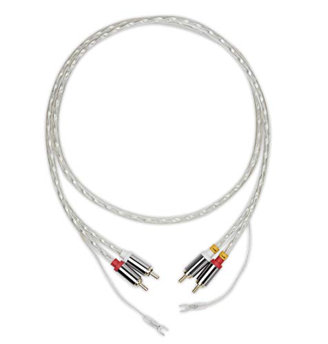 Pro-Ject Connect it Phono E 1,23 m, kabel fonowy NF o wysokiej czystości z przewodem uziemiającym do gramofonu - 1,23 m