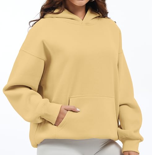 Women's Oversized Hoodie Fleece Sweatshirt Long Sleeve Shirts Pullover with Pocket 2025 Outfits Clothes3