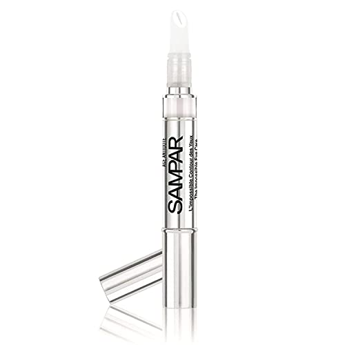 Sampar - L'Impossible Eye Contour - Brillante aufhellende Augencreme - Hyaluronsäure + Vitamin C + Diamant Perle High-Tech-Pulver + Peptide - Mit Applikator, 4.8 ml Cover