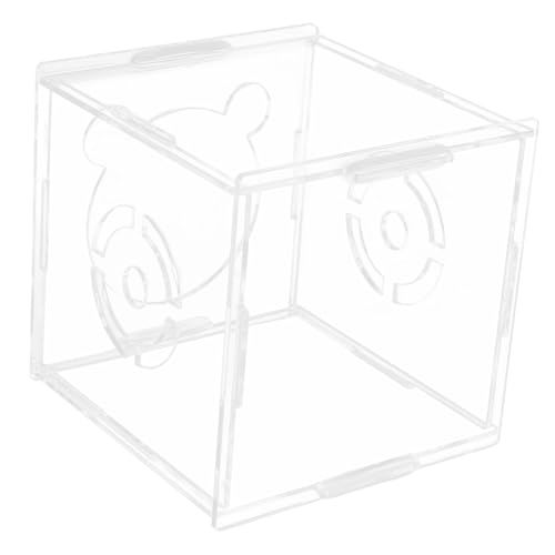 ibasenice Nido para Dormir de Acrílico Transparente para Hámster Escondite Decorativo para Ratas Casa de Juguete para Hámster Adecuado