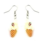 Eis Ohrringe Eis Ohrringe Erdbeer Schmuck Ohrhänger Eishörnchen