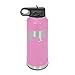 Cavalier King Charles Laser Engraved Water Bottle Customizable Polar Camel Stainless Steel with Straw - Dog Canine pet Light Purple 32 oz
