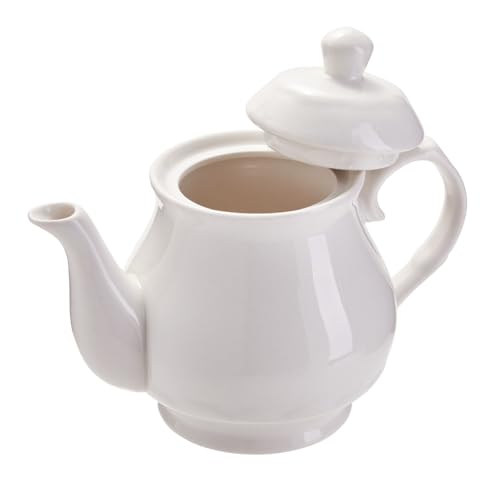 Juvale FXJJY White Porcelain Teapot thumb #5