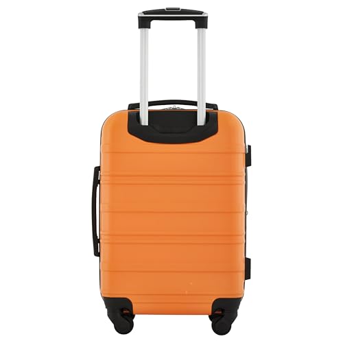 Image of Travelers Club Phoenix Luggage, Sun Orange, 22-Inch Carry-On