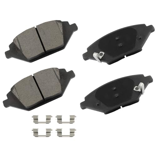 Image of cciyu D1864 Front Ceramic Disc Brake Pads Kit For Chevrolet For Spark 2016-2022
