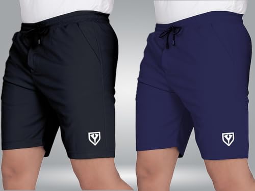 Image of Septem Men's Lycra Blend Shorts with Stylish Design Comfortable & Versatile Active Sports Wear Combo Pack