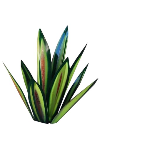 Agave en fer faite à la main sculpture métallique extérieure 27 cm - 2