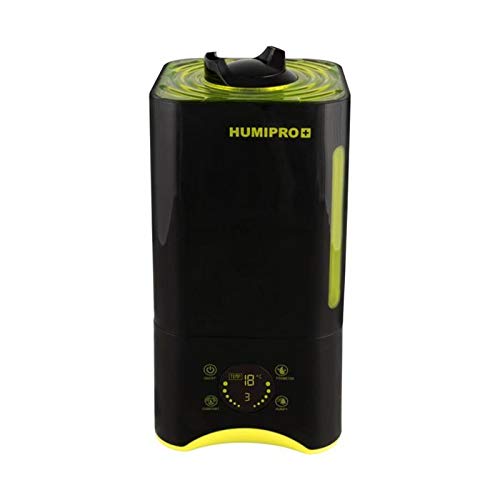Garden Highpro HumiPro 4L Humidifier - Black, Plastic, Automatic, 24hr Timer, Double Nozzle with 360° Rotation