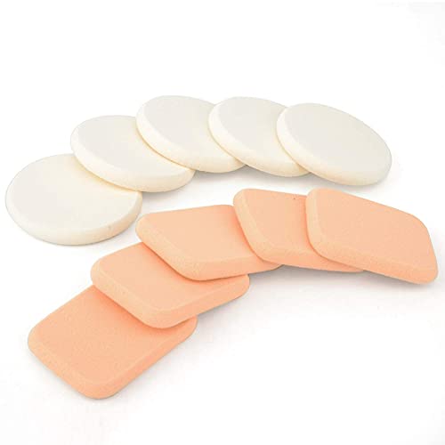 Round Square Makeup Powder Sponges Latex Free Blender Foam Beauty Foundation Blending for Powder Cream or Liquid, Facial Puffs for Flawless Foudation, Sensitive and All Skin Types PACK OF 2-image-39