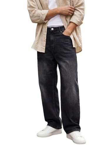 Image of Urbano Fashion Men Mid Rise Loose Jeans