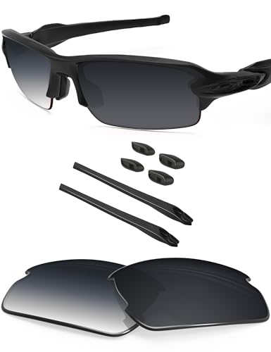 Image of BLAZERBUCK Replacement Lenses & Sock Kit for Oakley Flak 2.0 OO9295 Sunglasses