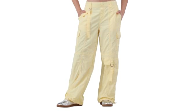 No Boundaries Juniors Nylon Parachute Cargo Pants