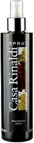 Vinagre Balsámico de Modena con Spray | Casa Rinaldi - Vinagre con Aceto Balsamico Di Modena IGP, 250 ML - Vinagre Modena, Vinagre de Modena Balsamico, Vinagre Balsamico de Modena Auténtico