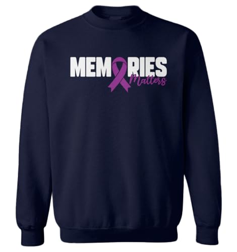 Haase Unlimited Memories Matters - Alzheimer's Awareness Toddler Fleece Crewneck Sweater