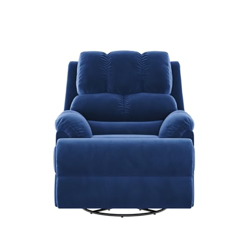 Image of Wakefit Recliner | 3 Year Warranty | Recliner Sofa 1 Seater, XpertGRID Technology, Designed for Supreme Comfort & Relaxation, Easy DIY Assembly, 145 kg Weight Capacity, Electic Virelia (Blue)