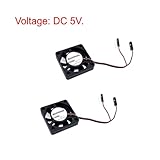 JZK 2PCS 30x30mm 2pin DC 5V Mini Silent Cooling Fan with Wires - 3007 Small Quiet Cooling Fan for 3D Printers & Heatsinks - Image 5