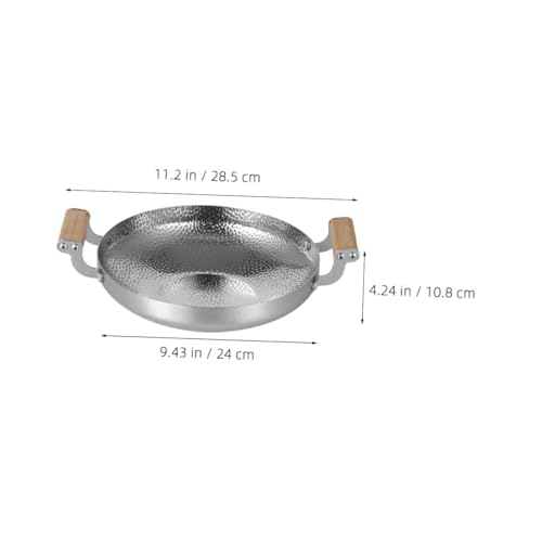Wok de Acero Inoxidable con Doble Asa VALICLUD miniatura 2