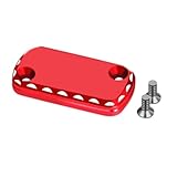 Monkey125 Front Brake Reservoir Cover Compatible with Monkey 125 Z125MA CT125 Trail 125 ST125 SUPER CUB C110 DAX125 Accessories Motorbike CNC Brake Oil Fluid Reservoir Guard (RED)