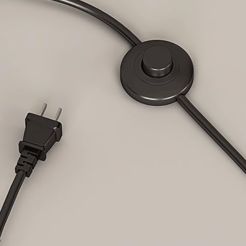 Lámpara de pie retro de metal con interruptor de pie para iluminar salas oscuras 4