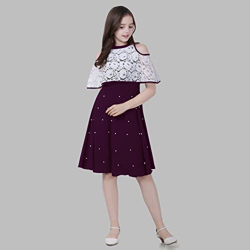 Image of Sheetal Associates Girls Midi Knee Length Half Sleeve Casual Dress