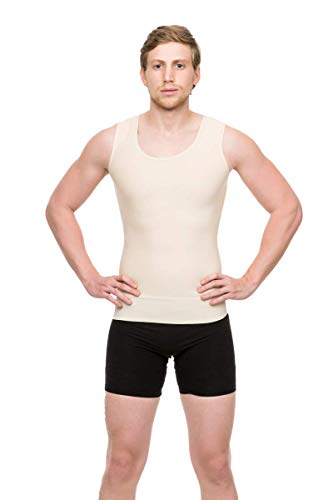 Isavela Mens 2nd Stage Vest Tank with 3" Waist Elastic Band2
