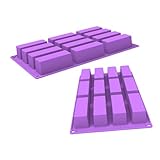 iplusmile 2 Piezas Silicona Barras de Granola Resistente Calor Hornear Chocolates Barras de Cereal y Postres Cocina