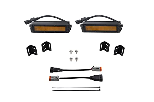 Diode Dynamics SS6 LED Fog Light Kit compatible with Toyota Tundra 2022-2025, Amber
