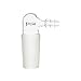 Chemglass CG-1014-19 Series CG-1014 Inlet Adapter, 19/22 Inner Joint, 90? Bent