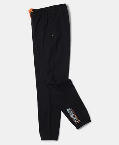 Image of Jockey AB10 Boys Super Combed Cotton Rich Graphic Printed Joggers with Elasticated Hem