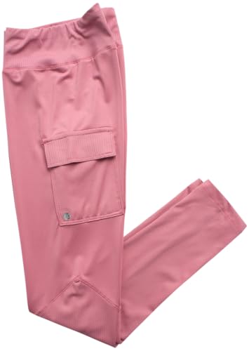 Image of RBX Girls Pant Sets - 2 Piece Breathable Girls Long Sleeve Shirts and Cargo Leggings Clothing Sweat Set with Pockets (7-12)
