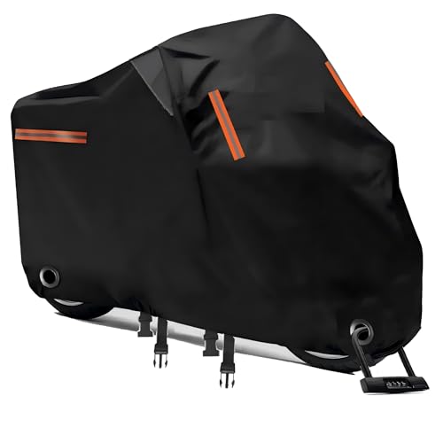 Amazon | バイクカバー 防水 通気穴 【800D超厚手 2025改良最新型