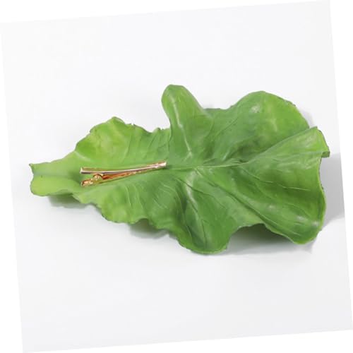 Pince à cheveux feuille de laitue double usage résine et fer
